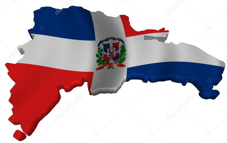 Las banderas de las potencias que históricamente han codiciado el territorio de la República Dominicana.